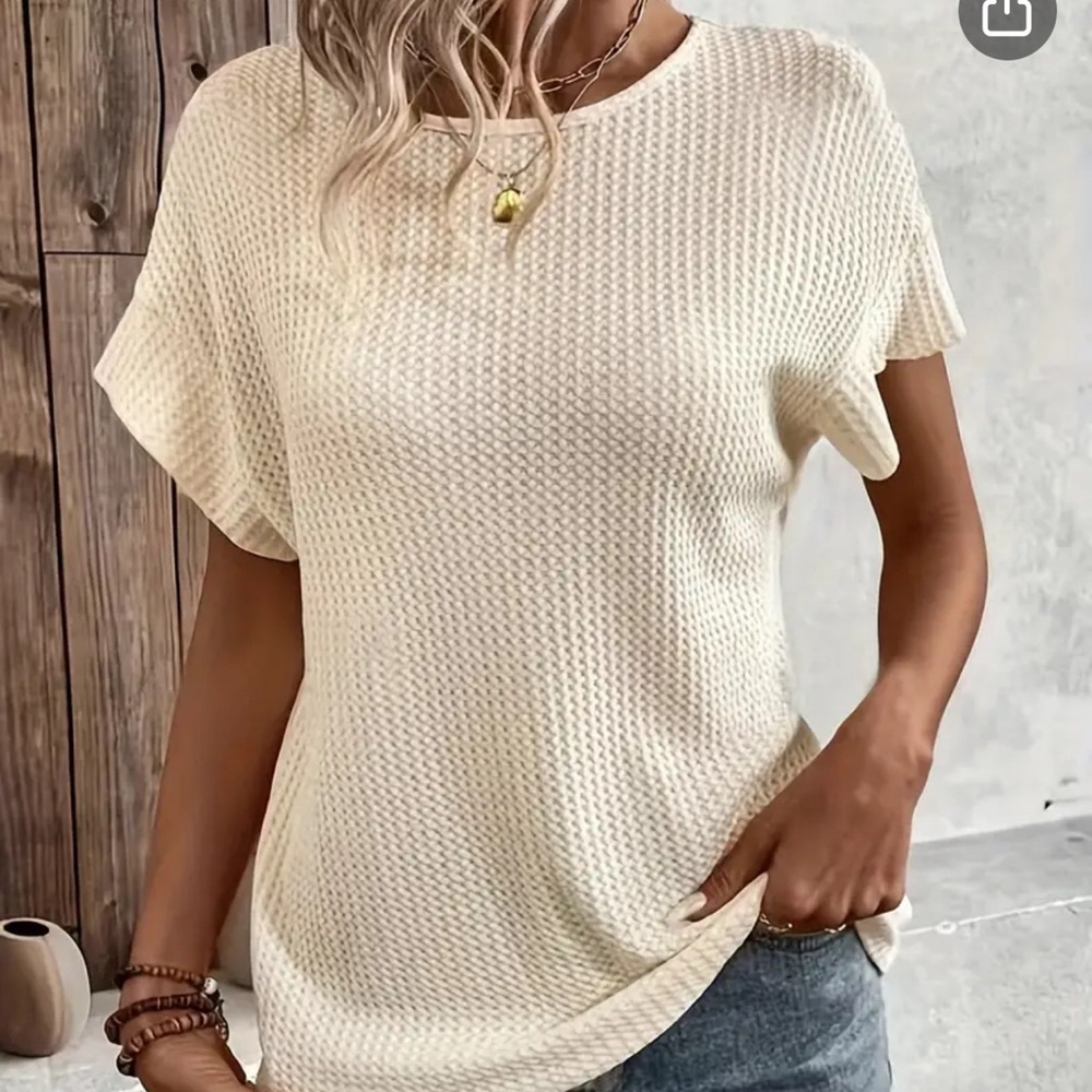 Dip White Knit Shirt